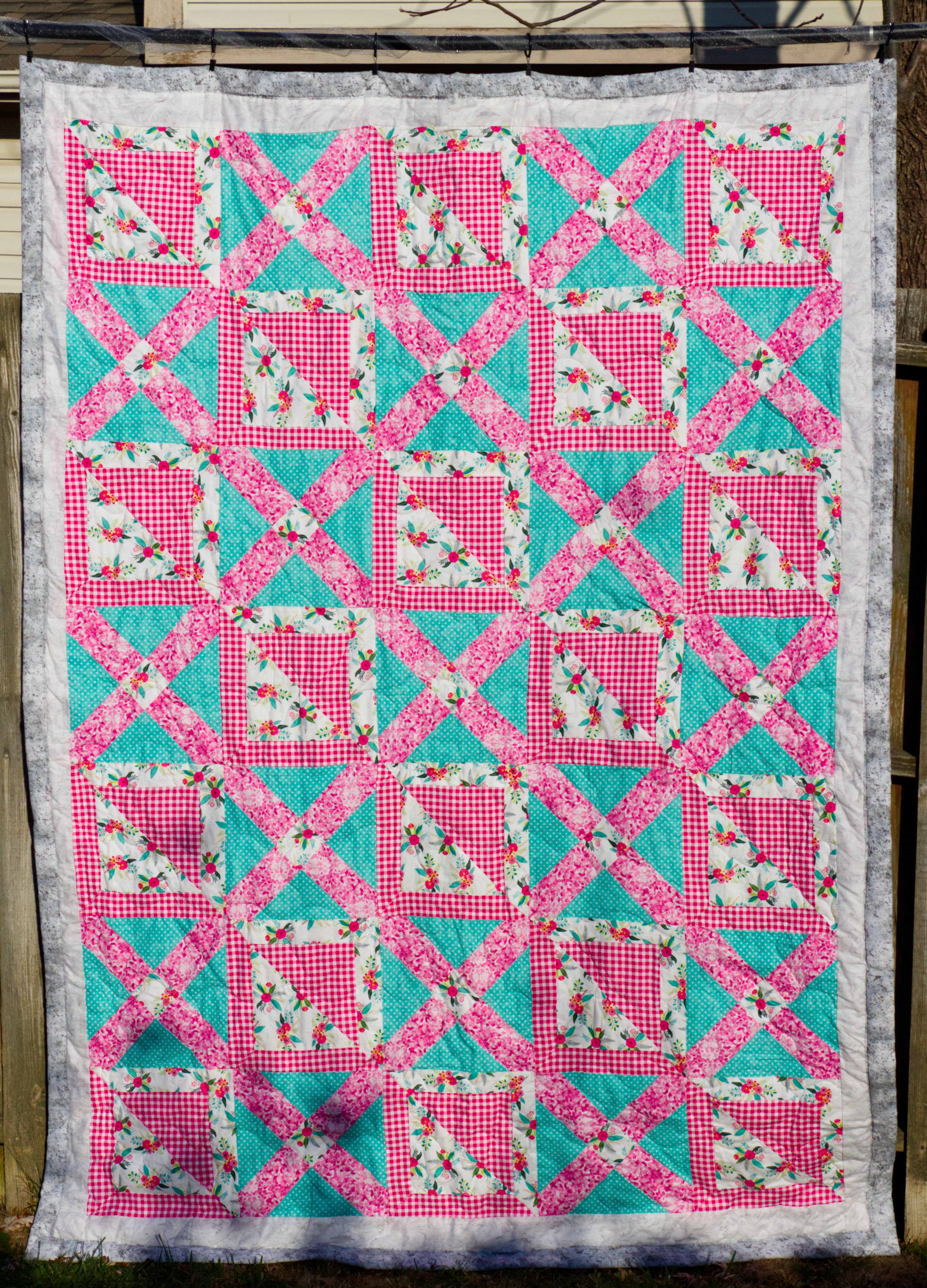 Cottage Trellis Quilt Pattern (PDF)